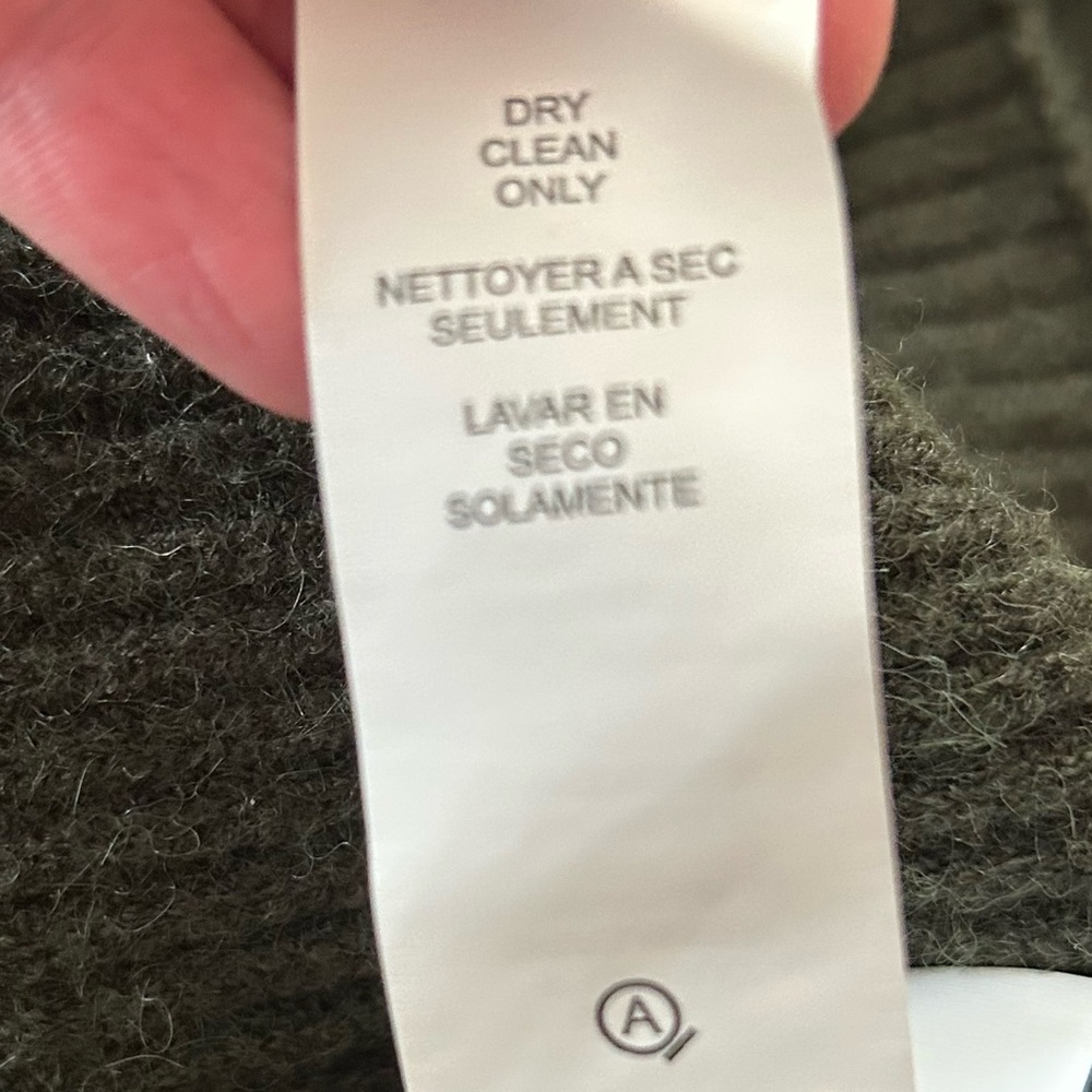 NWOT Karen Kane Olive Draped Open-Front Cardigan, Size Large - Picture 14 of 16
